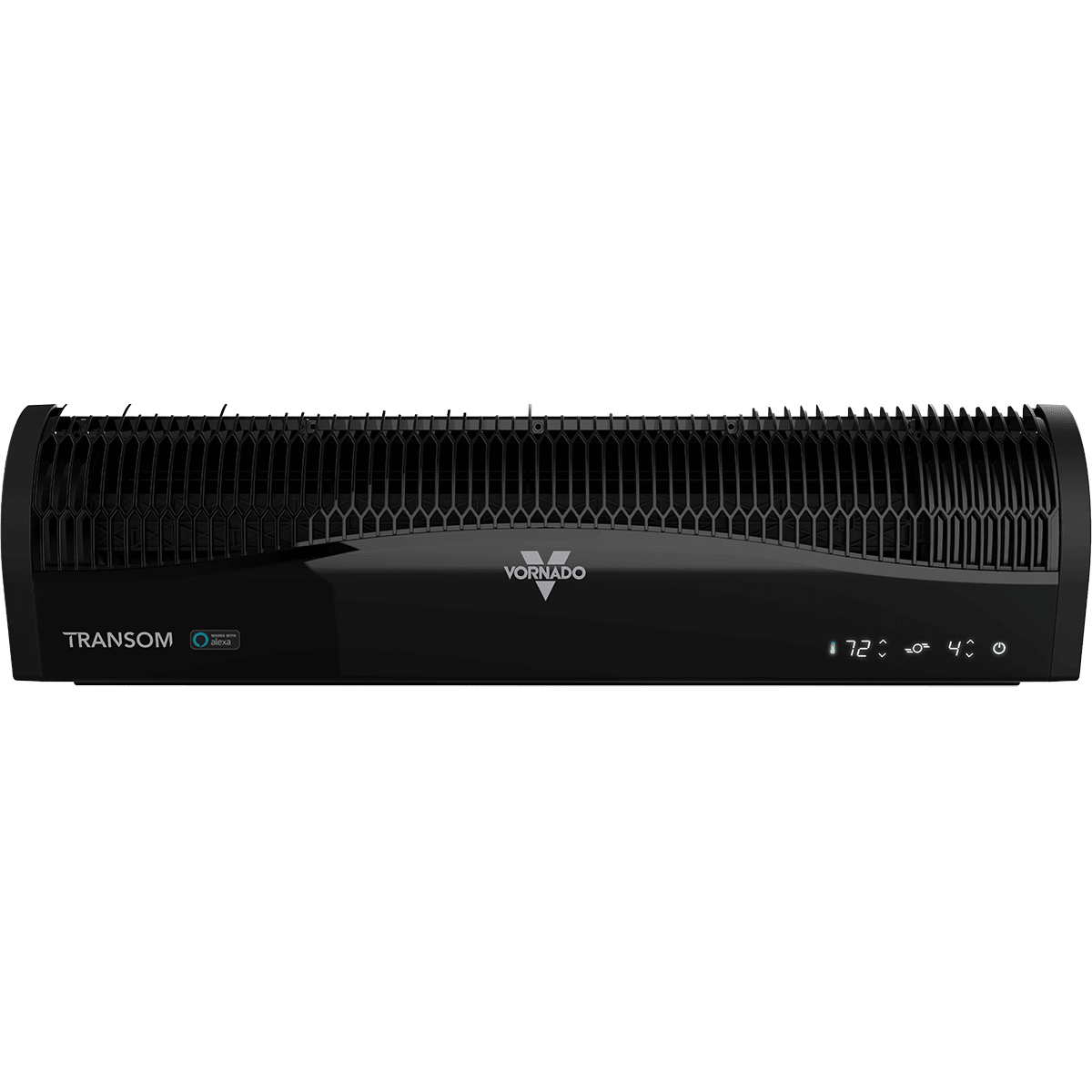 Vornado TRANSOM AE Window Air Circulator w/ Alexa - Black - Front
