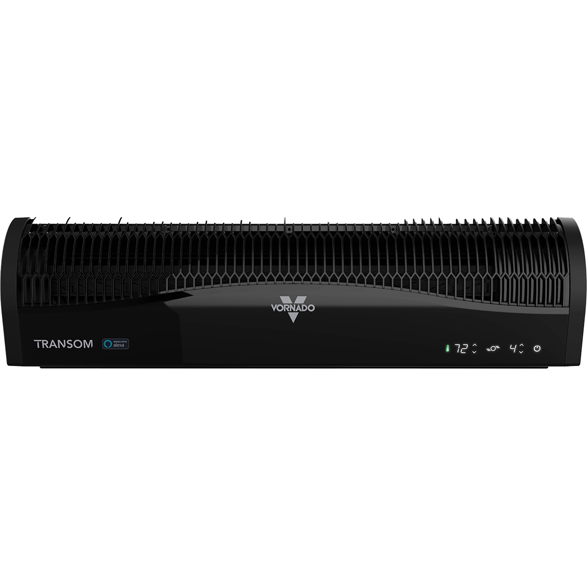 Vornado TRANSOM AE Window Air Circulator w/ Alexa - Black - Front