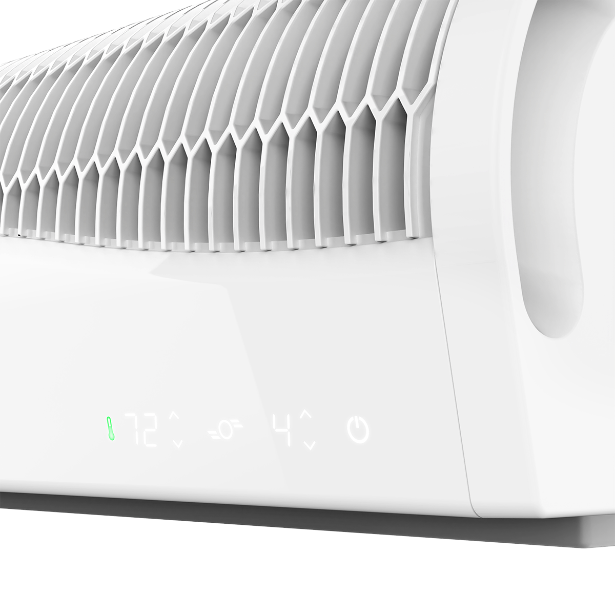 Vornado TRANSOM AE Window Air Circulator w/ Alexa - White - Controls