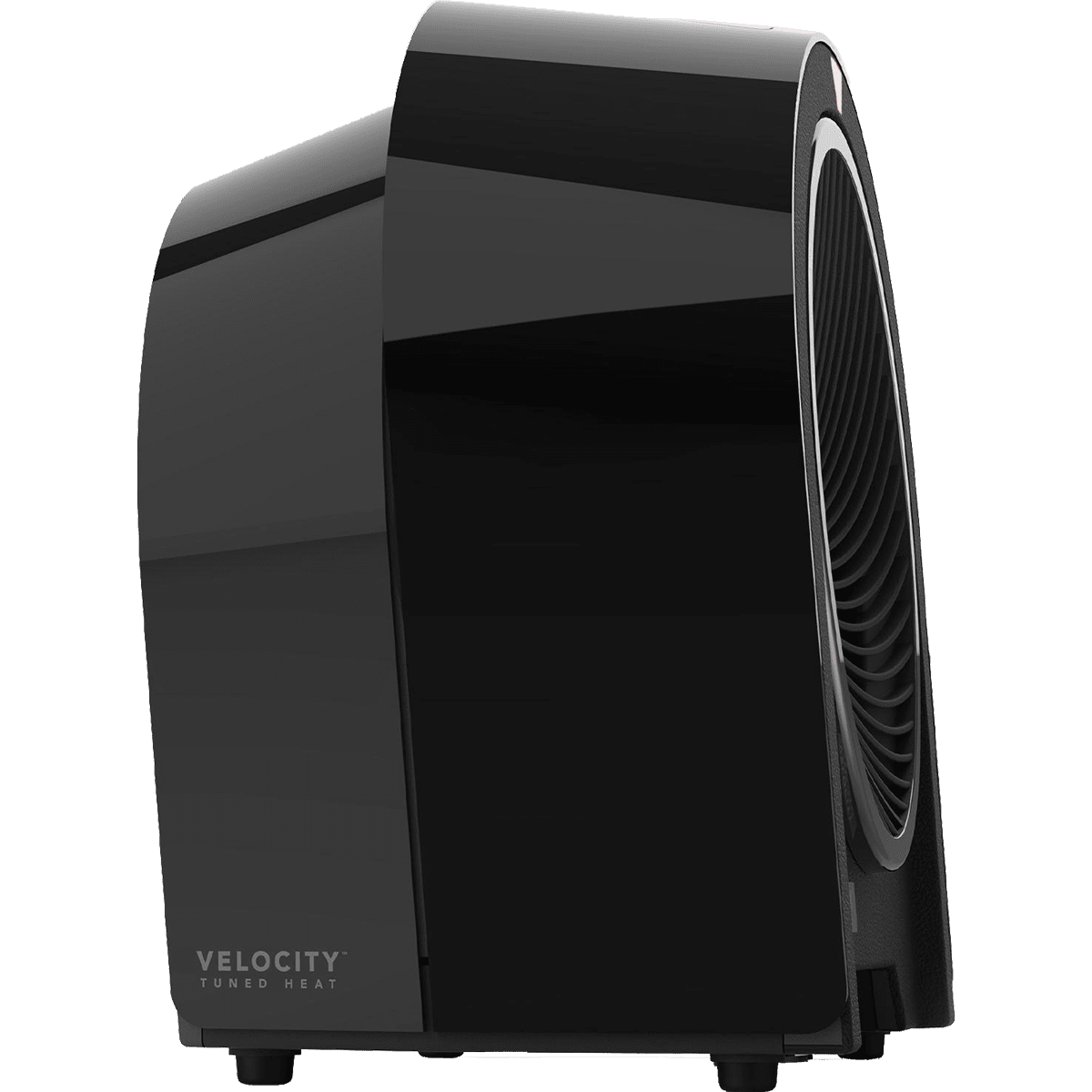 Vornado Velocity 5R Whole Room Space Heater Black - Side View