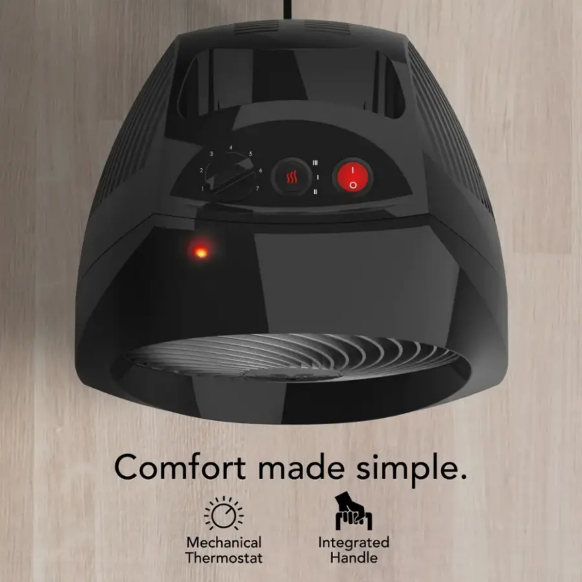 Vornado VH240+ Electric Whole Room Space Heater - Infographic 1