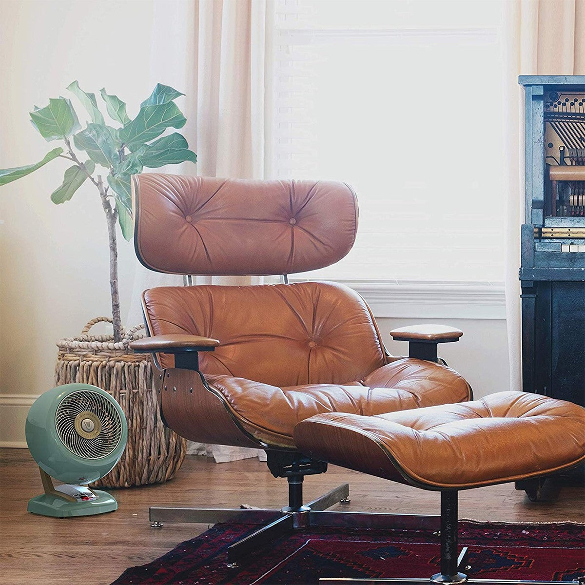 Vornado VHeat Whole Room Metal Heater - Green in Family Room