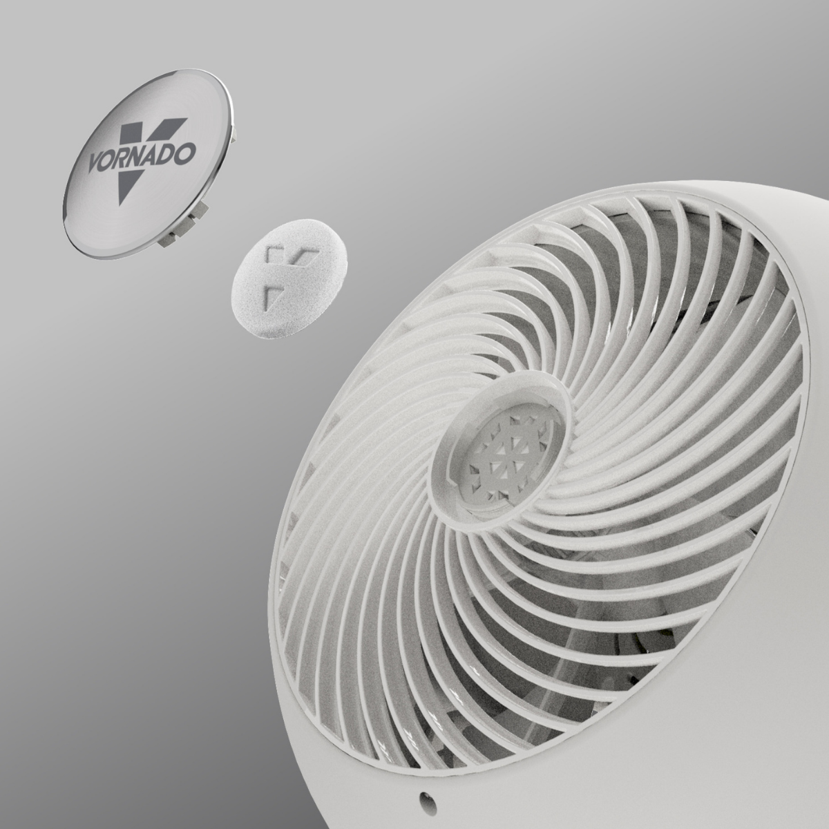 Vornado VORA 8 Whole Room Oscillating OmniWave Fan - Exploded View