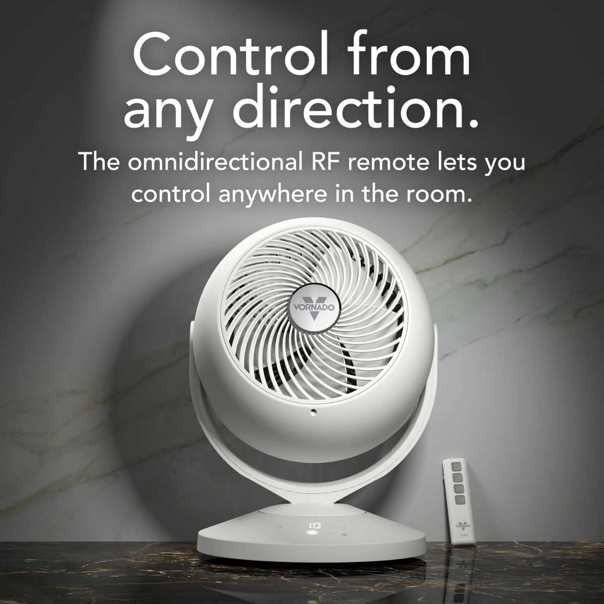 Vornado VORA 8 Whole Room Oscillating OmniWave Fan - Infographic 3