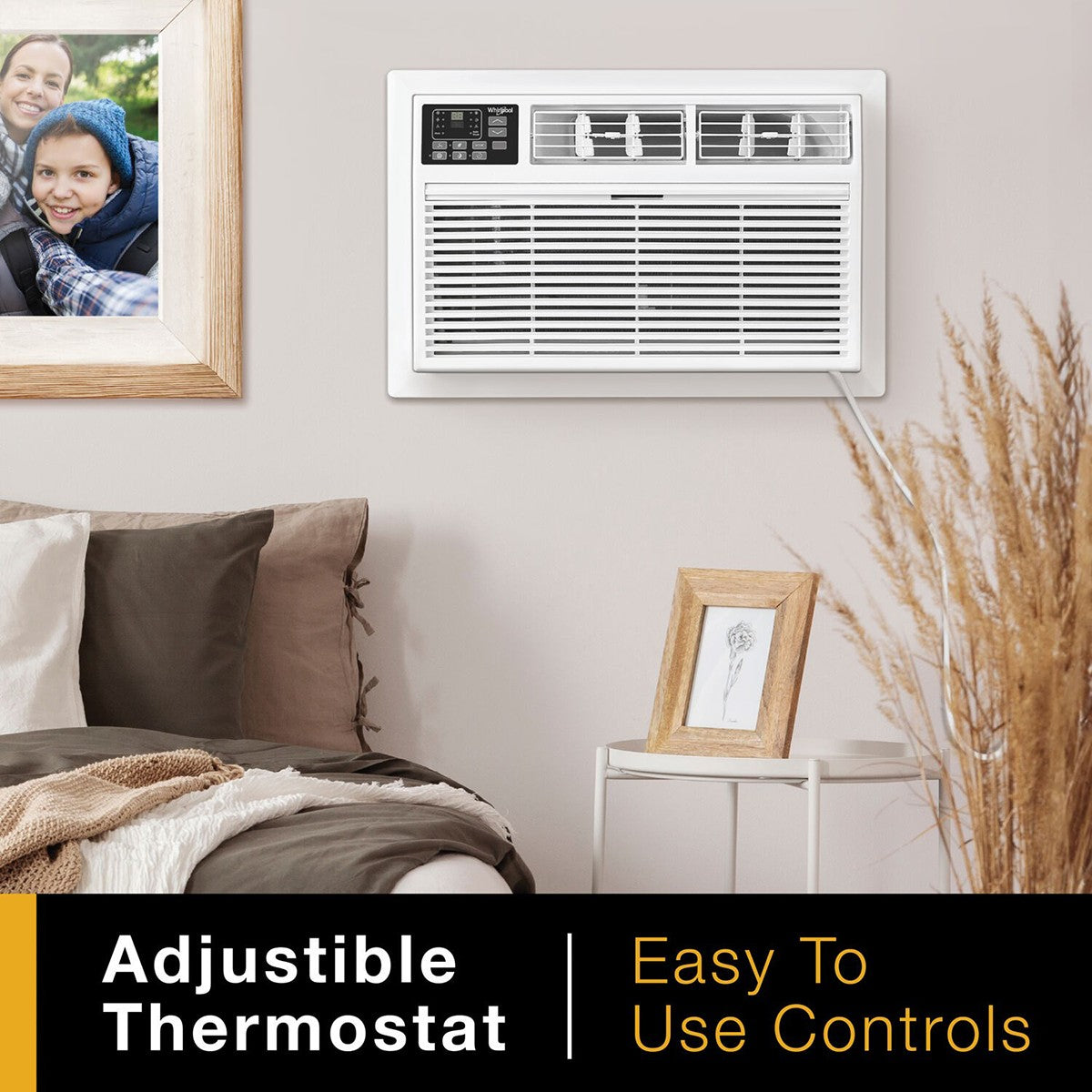 Whirlpool 12,000 BTU Through-the-Wall Air Conditioner - Easy to Use Controls