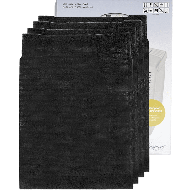 Genuine Whirlpool Carbon Pre-filter - Small (4 pack) (8171433K)