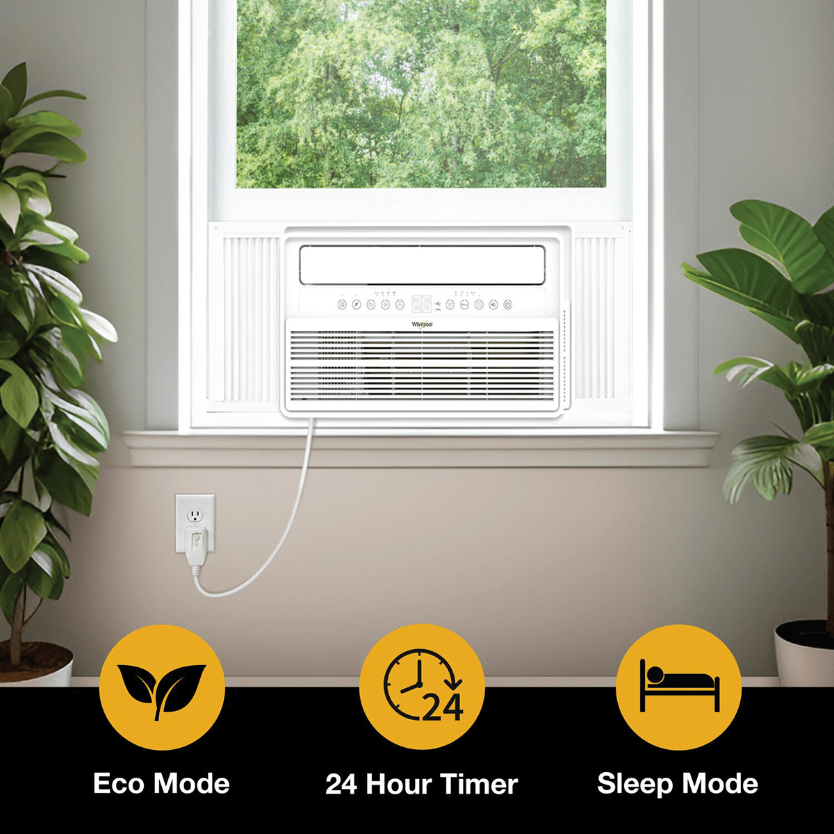 Whirlpool 8,000 BTU Inverter Window Air Conditioner - Infographic 2