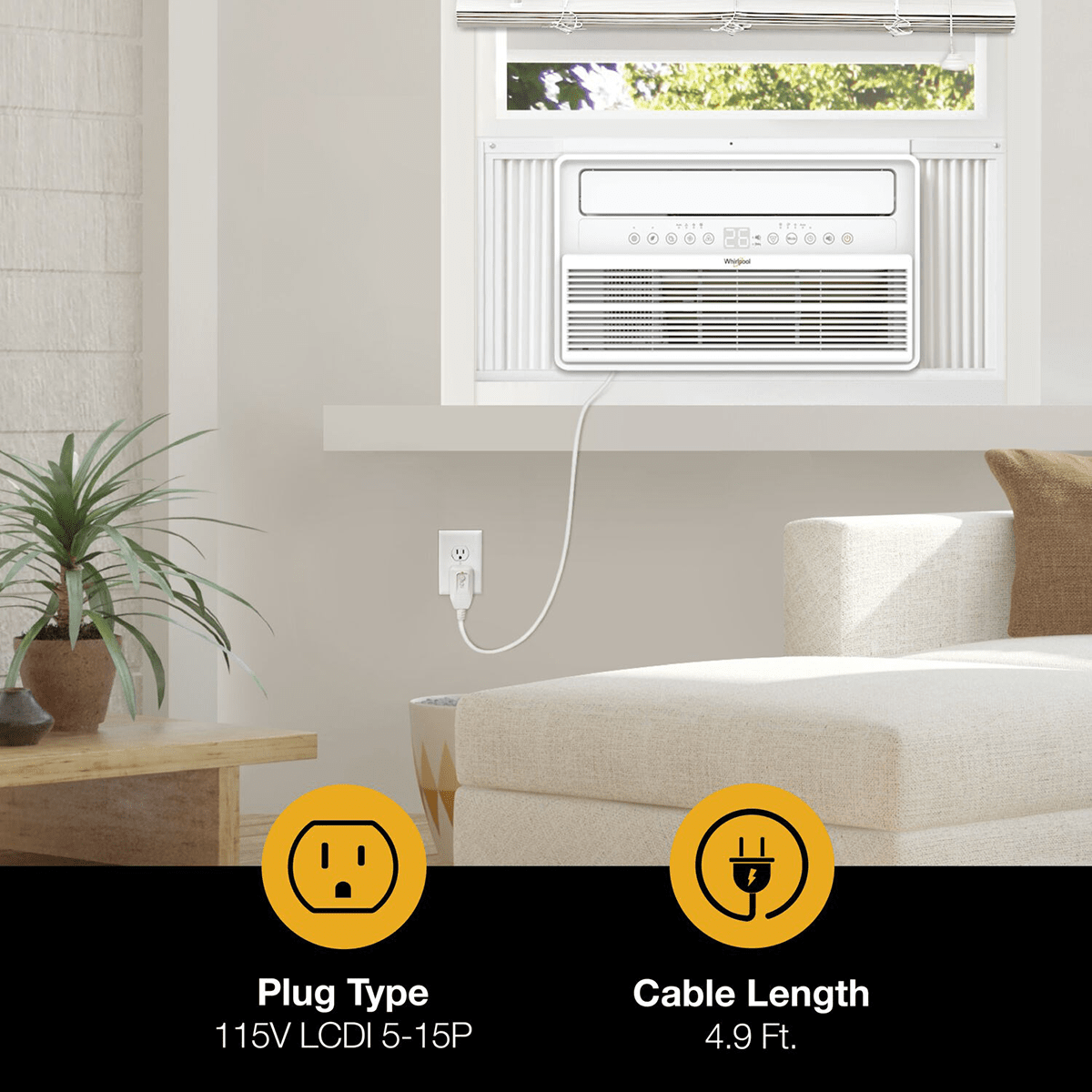 Whirlpool 8,000 BTU Inverter Window Air Conditioner - Infographic 5