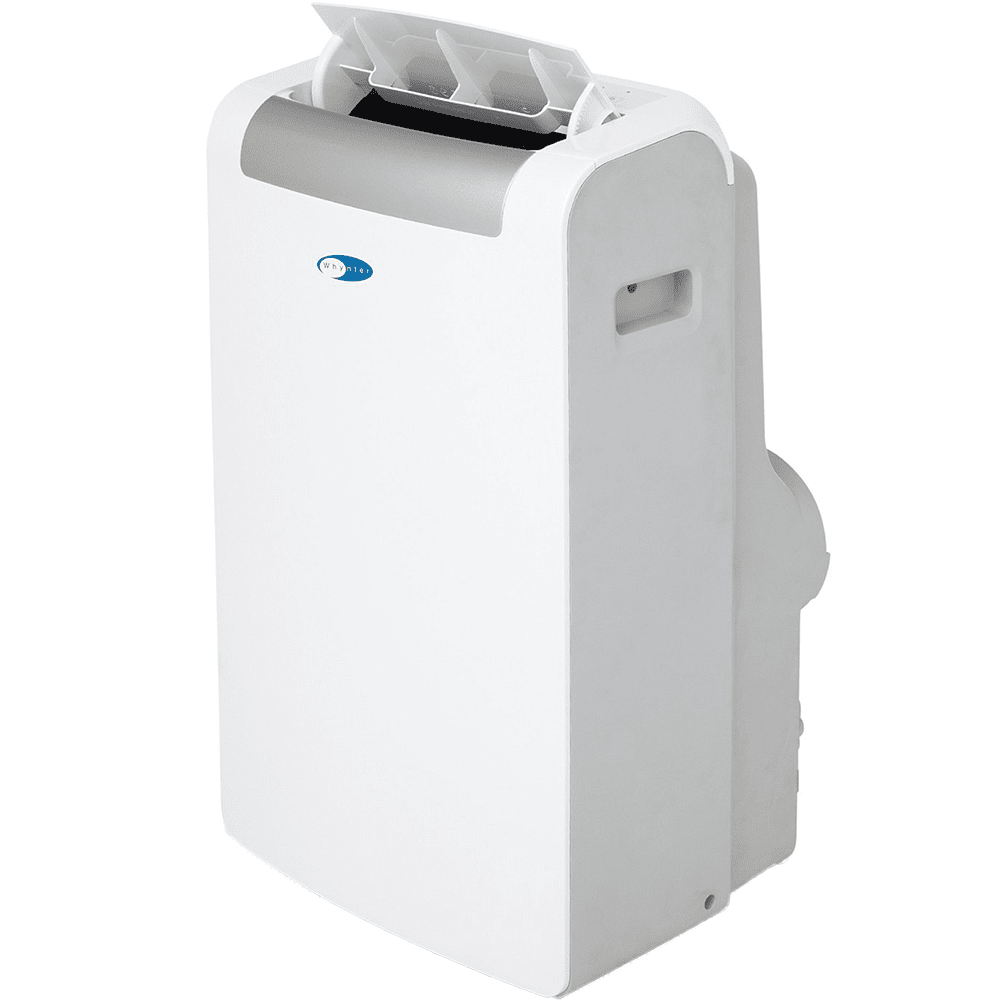 Whynter ARC-148M 14000BTU Portable Air Conditioner - right angle with vent open