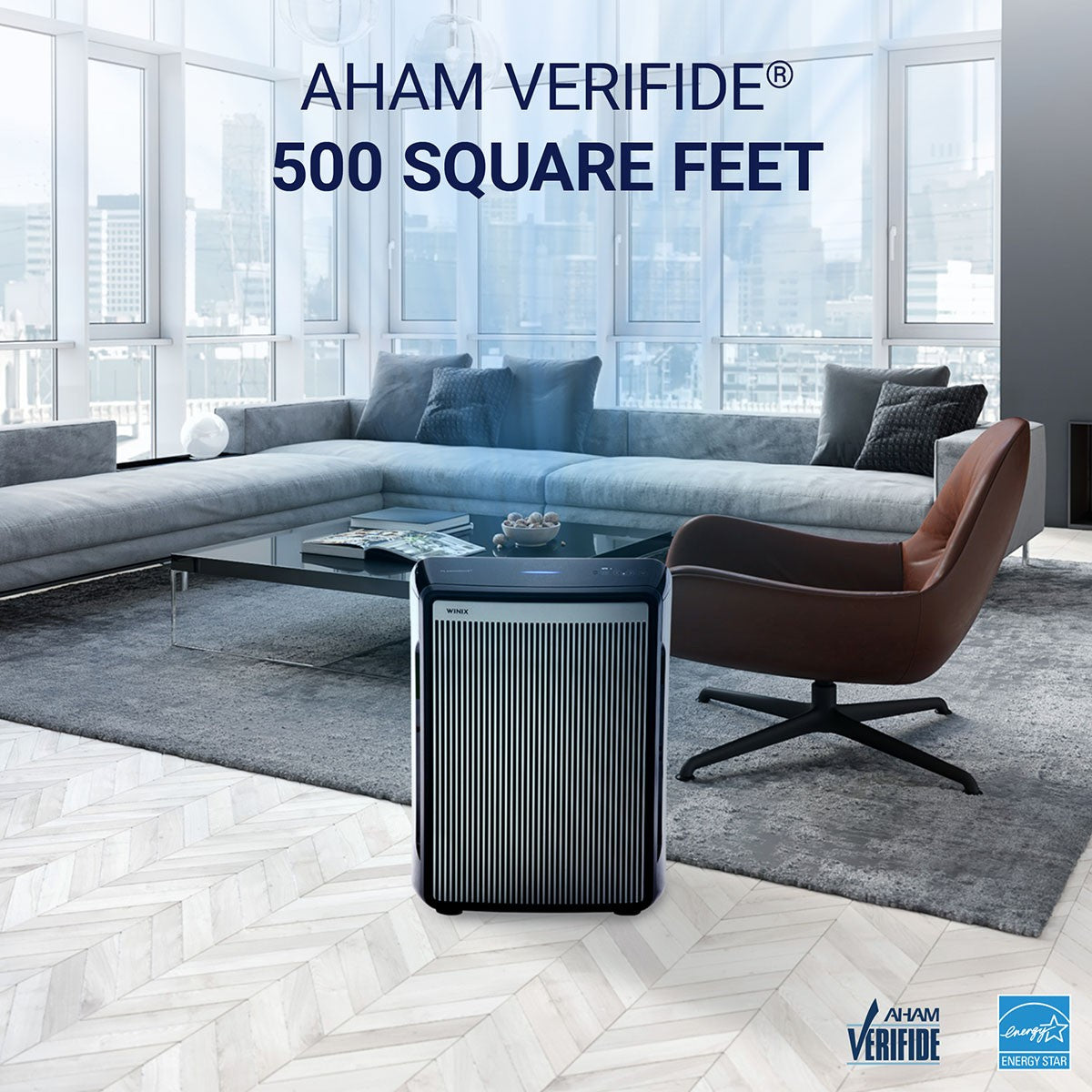 Winix PlasmaWave 9800 True HEPA Wi-Fi Large Room Air Purifier - Square Foot Space