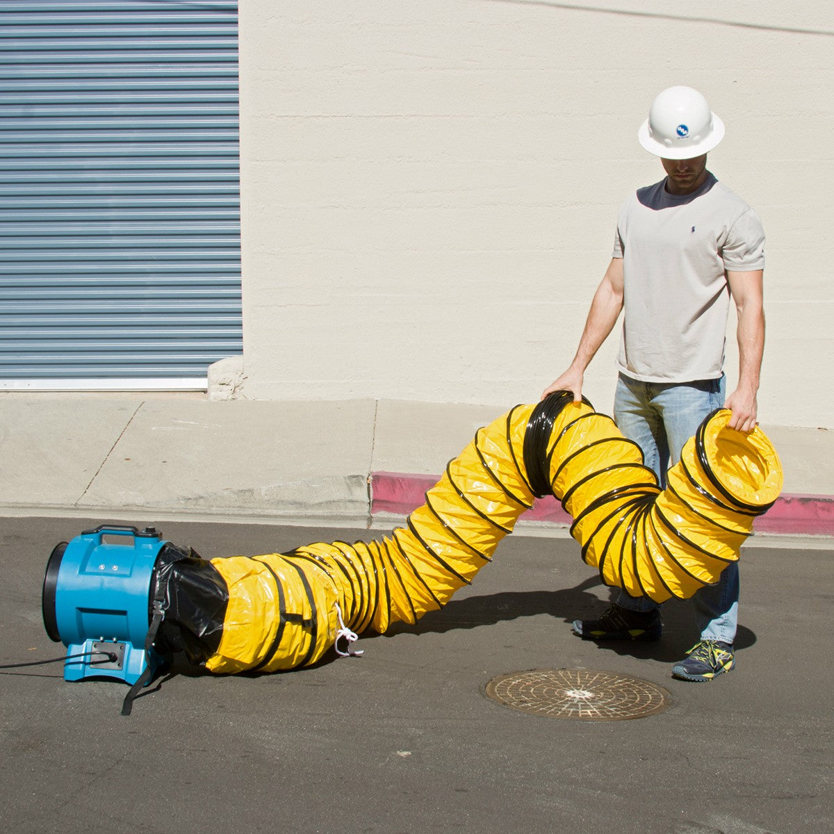 XPOWER 12DH25 12-in. Ducting Hose 25-ft.