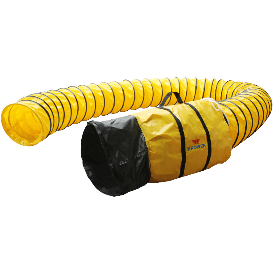 XPOWER 12-in. Ducting Hose 25-ft.
