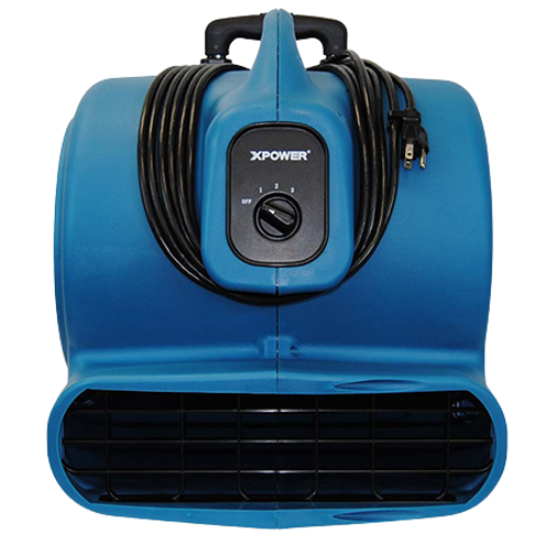 XPOWER 1HP 3600 CFM Centrifugal Air Mover P-830H - Front Wrap Around
