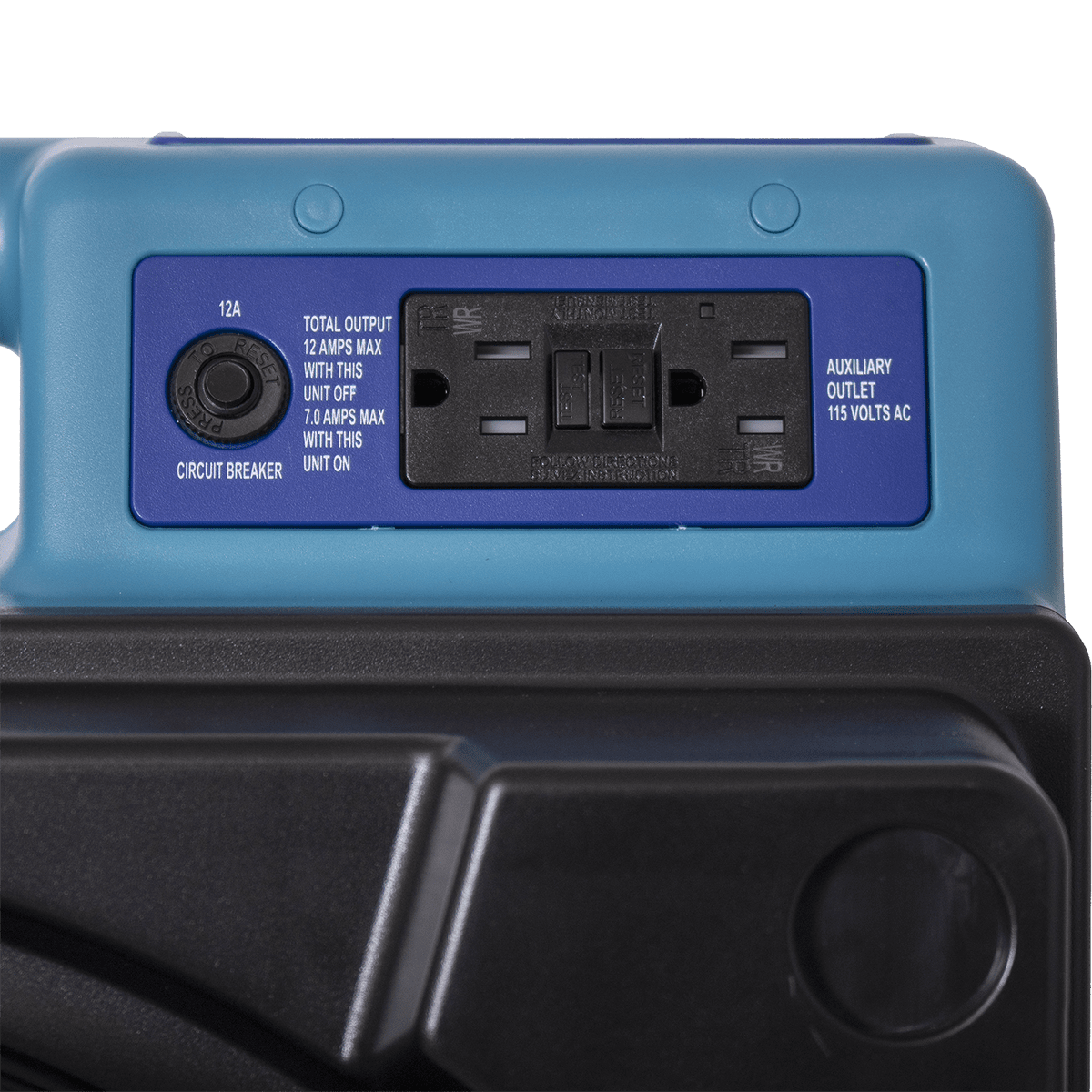 XPOWER X-4700A Professional 3-Stage HEPA Air Scrubber - Daisy Chain Outlets