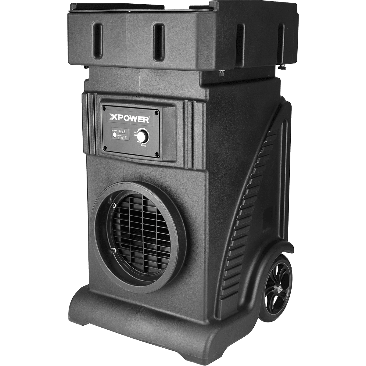 XPOWER AP-1500U 4-Stage Commercial UV-C & HEPA Air Scrubber - Left Angle