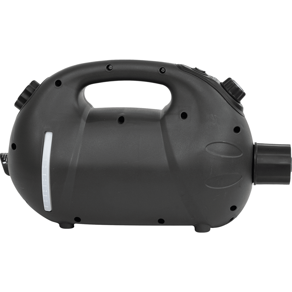 XPOWER 2-Speed Battery Operated 1200ml ULV Cold Fogger - Left Side View