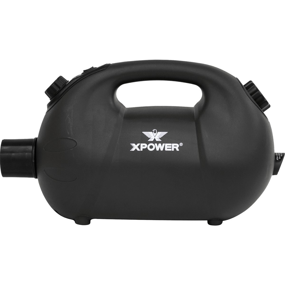 XPOWER 2-Speed Battery Operated 1200ml ULV Cold Fogger - Right Side View