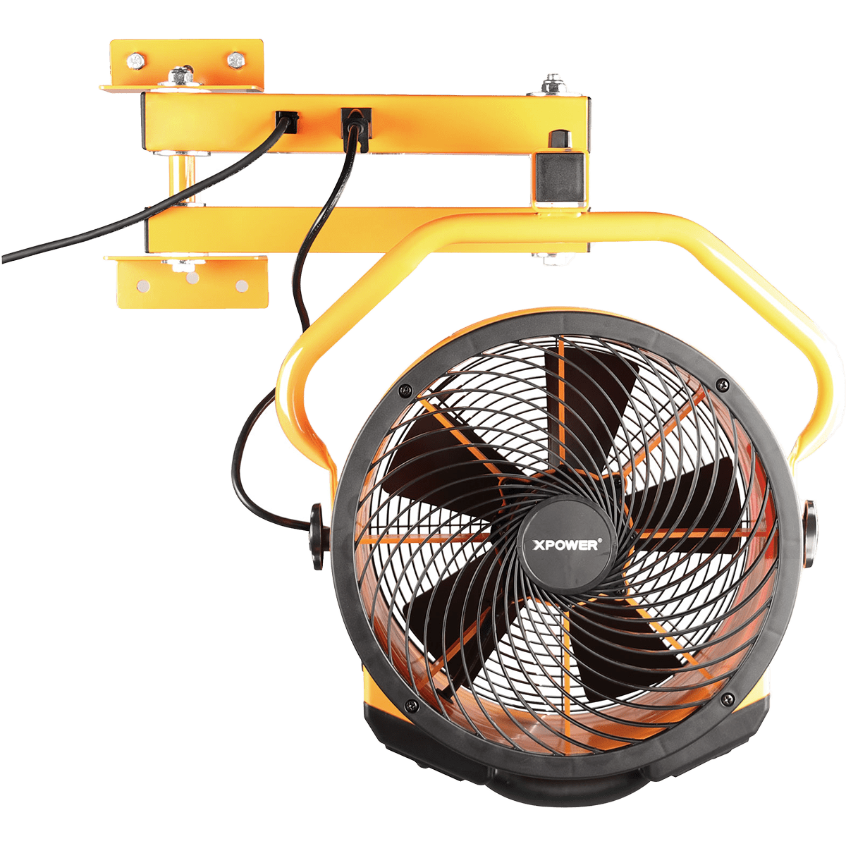 XPOWER 14-In. 2100 CFM Wall Mount Warehouse/Dock/Trailer Fan Kit - Main