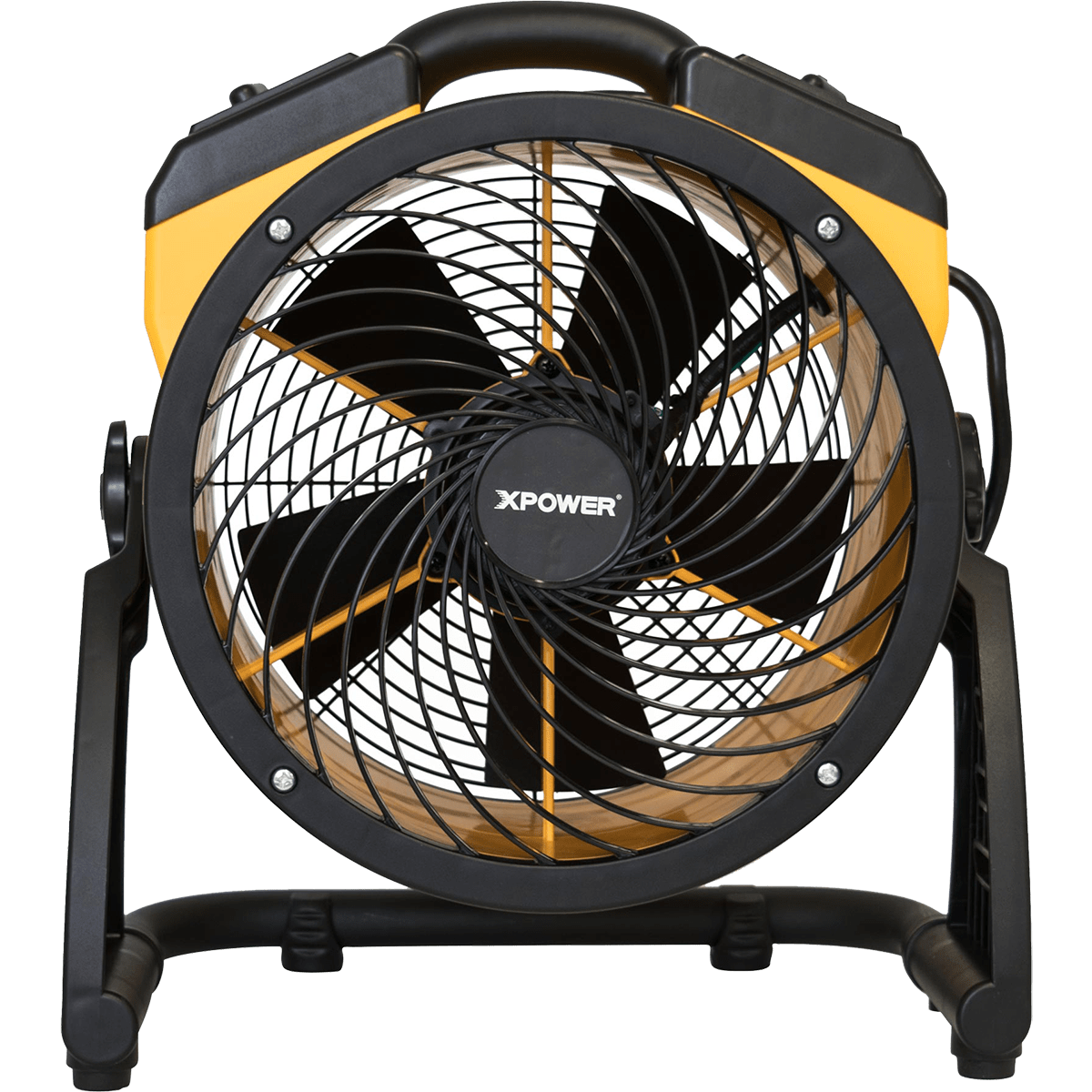 XPOWER 1100 CFM 4-Speed 11" Pro Air Circulator Utility Fan - Front