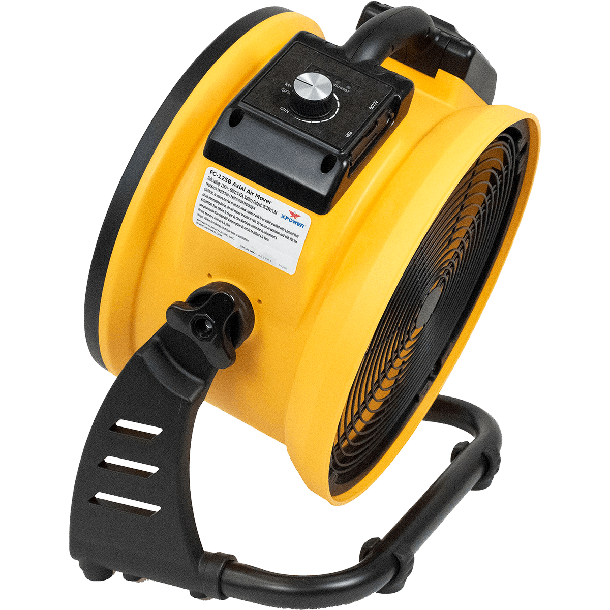 XPOWER FC-125B Cordless Air Circulator - Angle