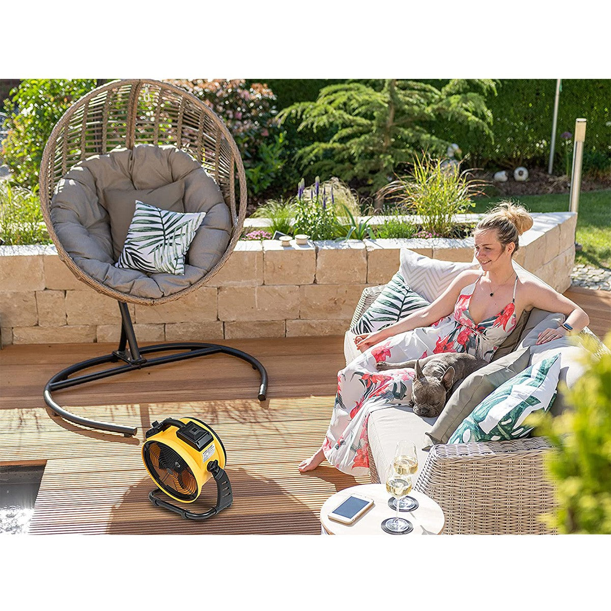 XPOWER FC-125B Rechargeable Cordless Air Circulator