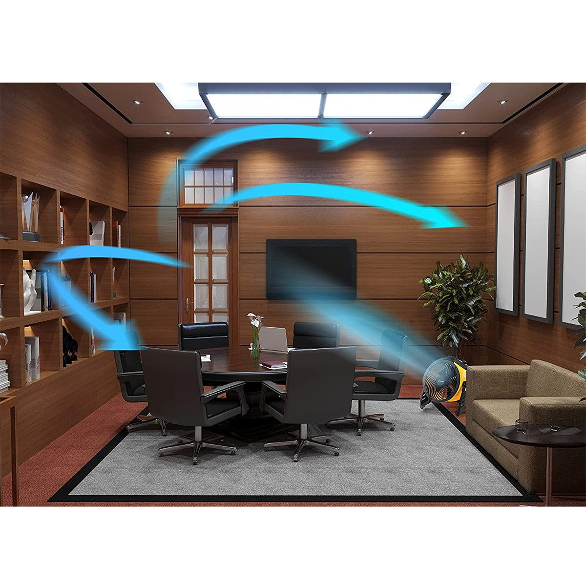 XPOWER FC-125B Rechargeable Cordless Air Circulator