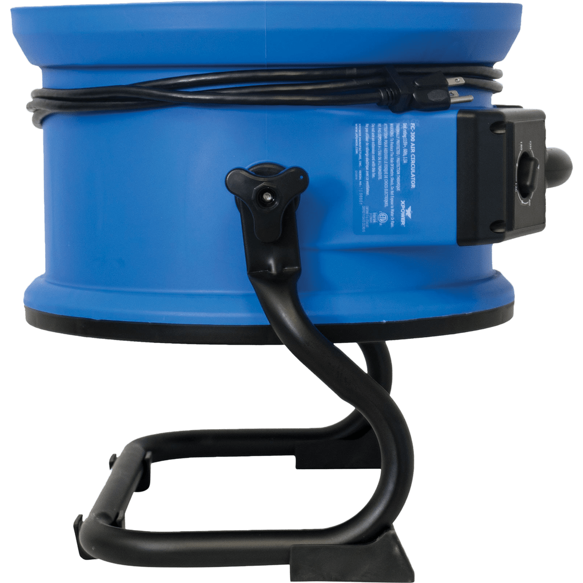 XPOWER FC-300 2100 CFM 4-Speed High Velocity Air Circulator - Face Down