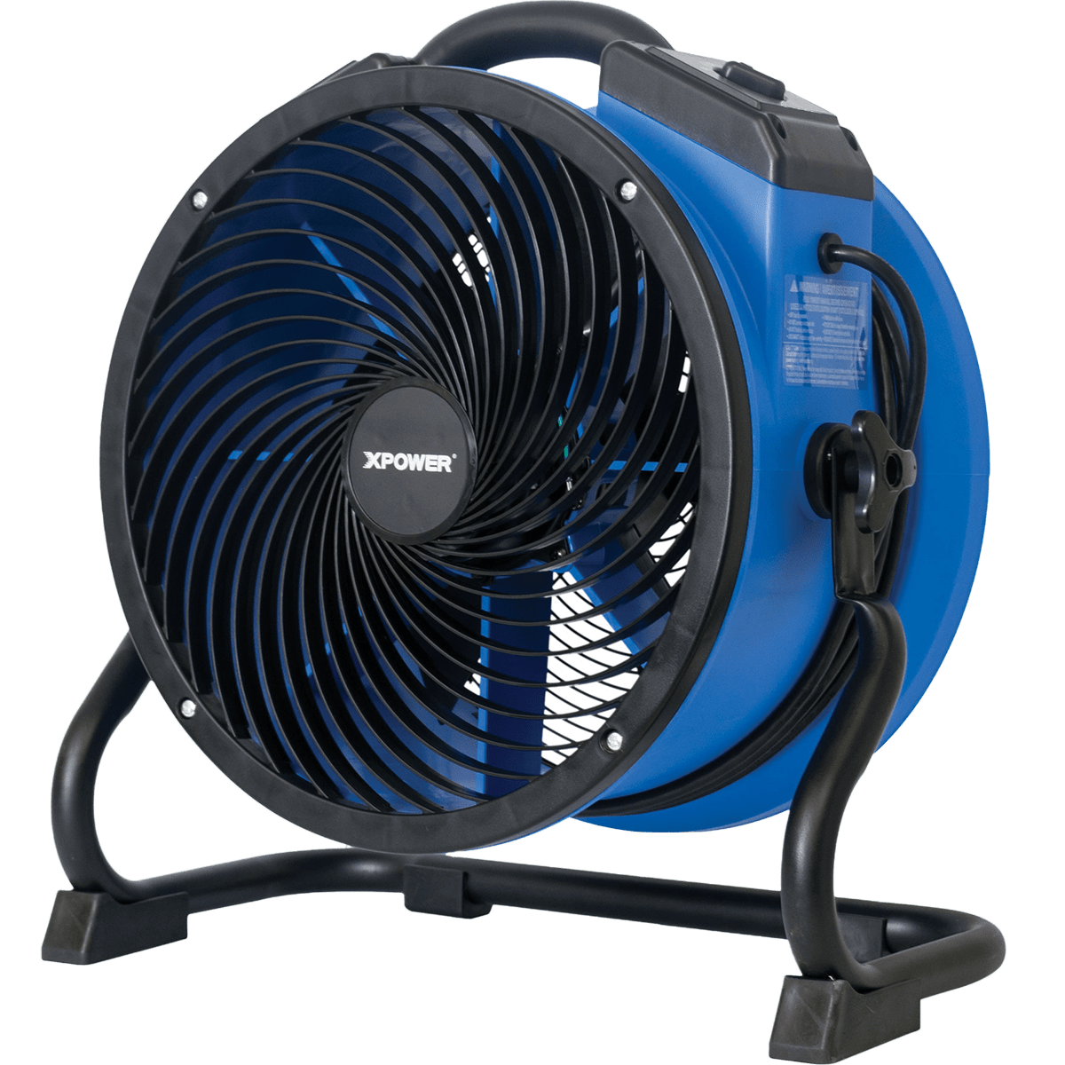 XPOWER FC-300 2100 CFM 4-Speed High Velocity Air Circulator - Right Angle