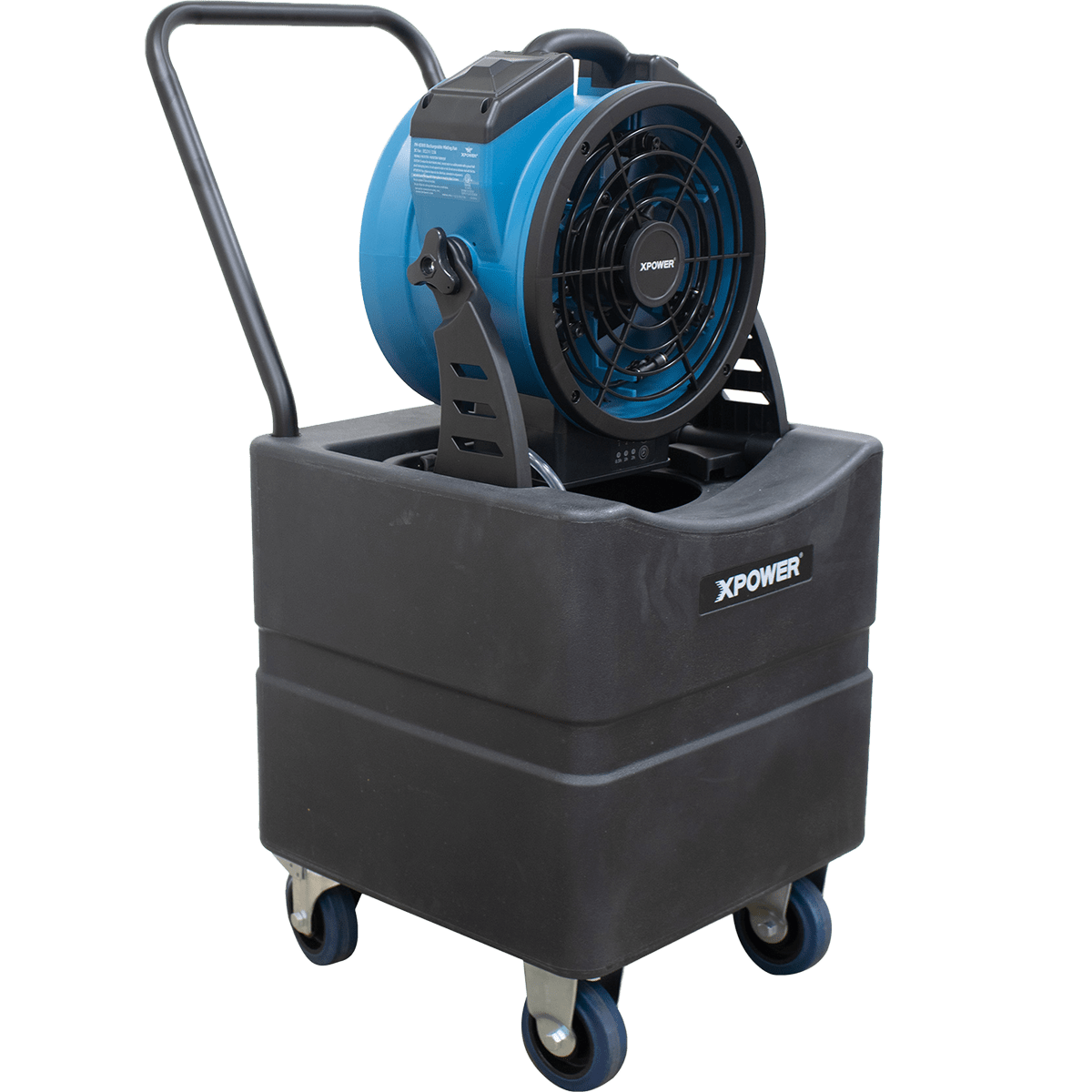 XPOWER 1000 CFM Battery Powered Outdoor Misting Fan - With Water Reservoir - Main