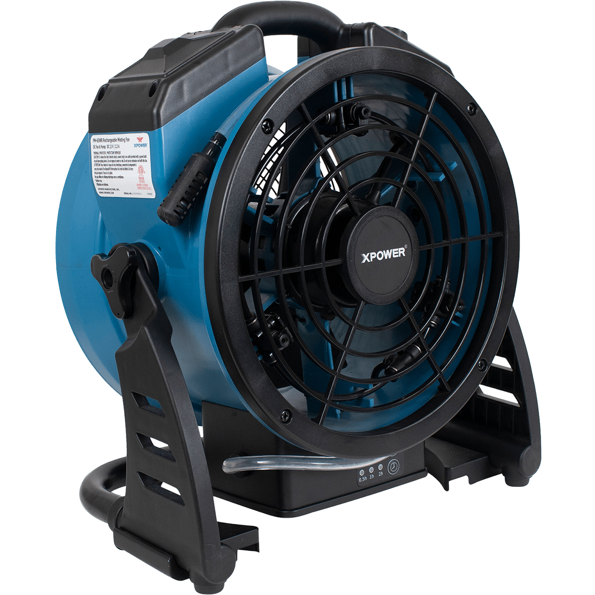 XPOWER 1000 CFM Battery Powered Outdoor Oscillating Misting Fan - Main