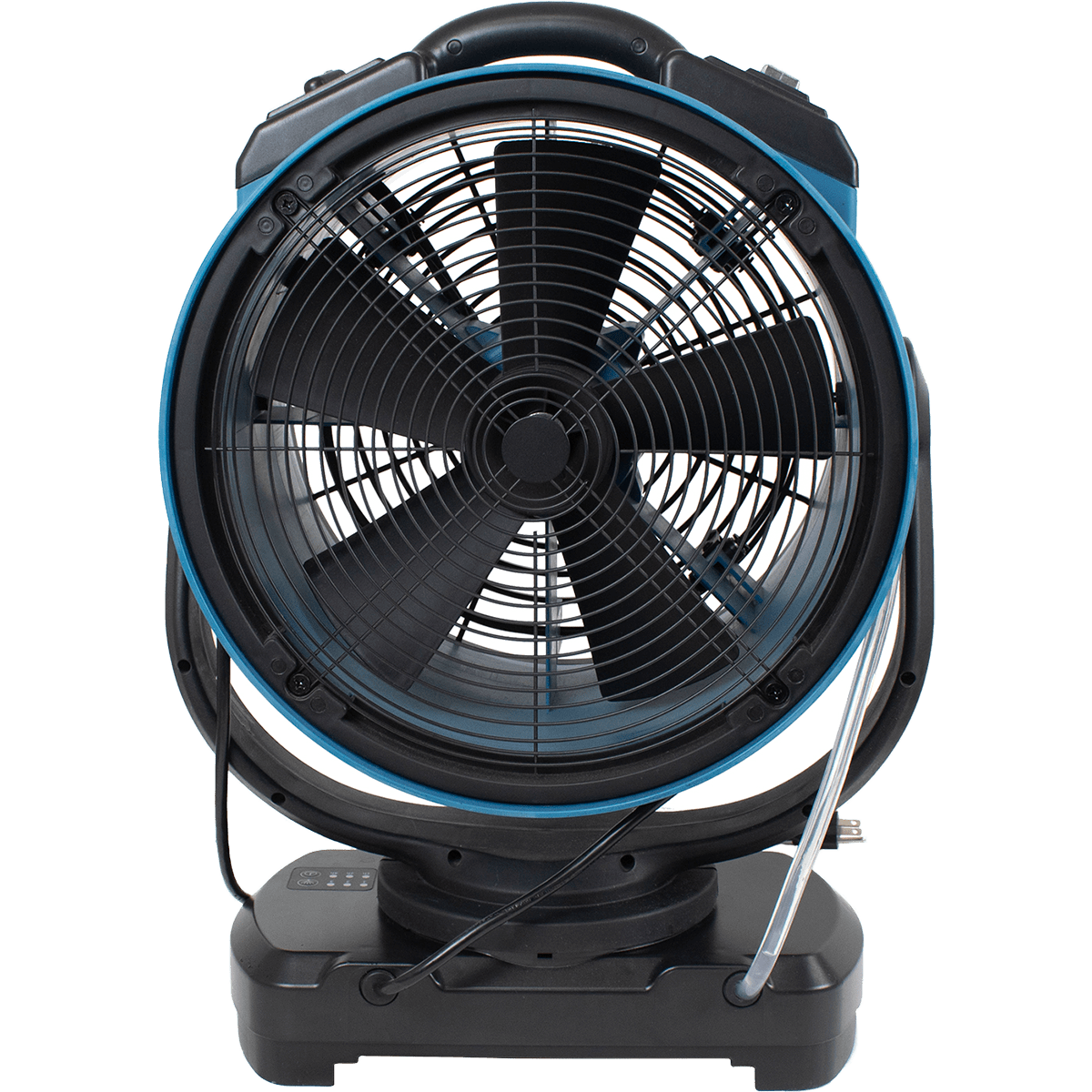 XPOWER 1700 CFM Misting Fan w/ Optional Water Reservoir - Fan Only - Back