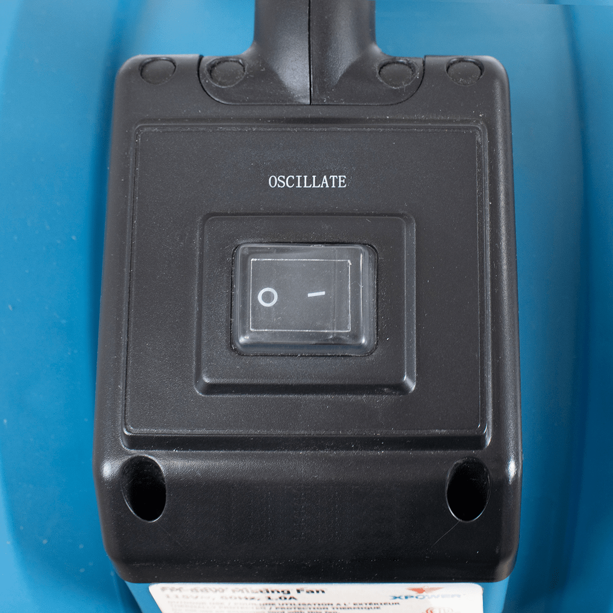 XPOWER 1700 CFM Misting Fan w/ Optional Water Reservoir - Fan Only - Controls