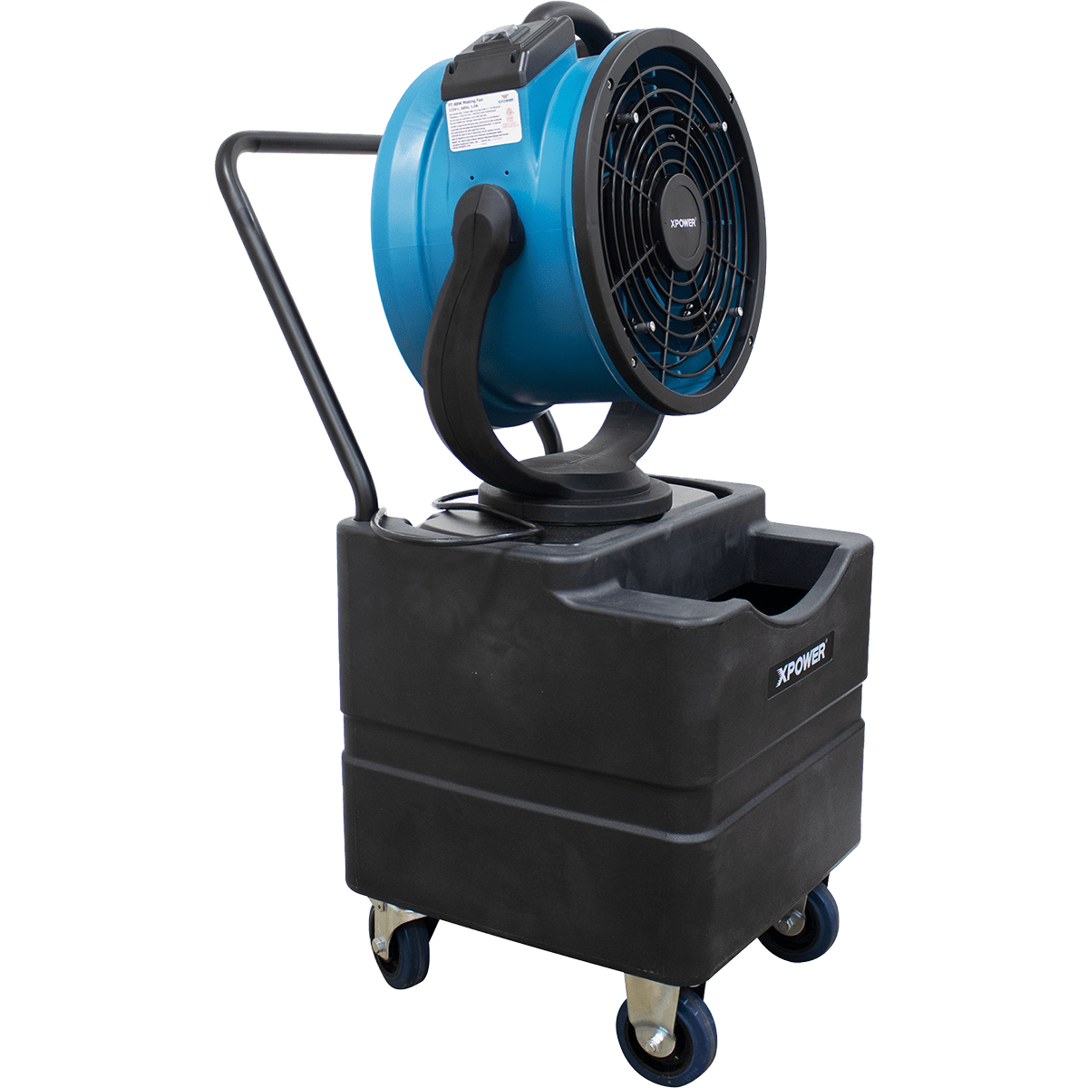 XPOWER 1700 CFM Misting Fan w/ Optional Water Reservoir - Fan with WT45 Reservoir - Main