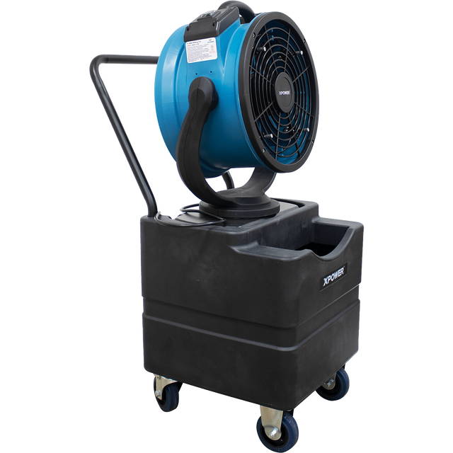 XPOWER 1700 CFM Misting Fan w/ Optional Water Reservoir - Fan with WT45 Reservoir - Main