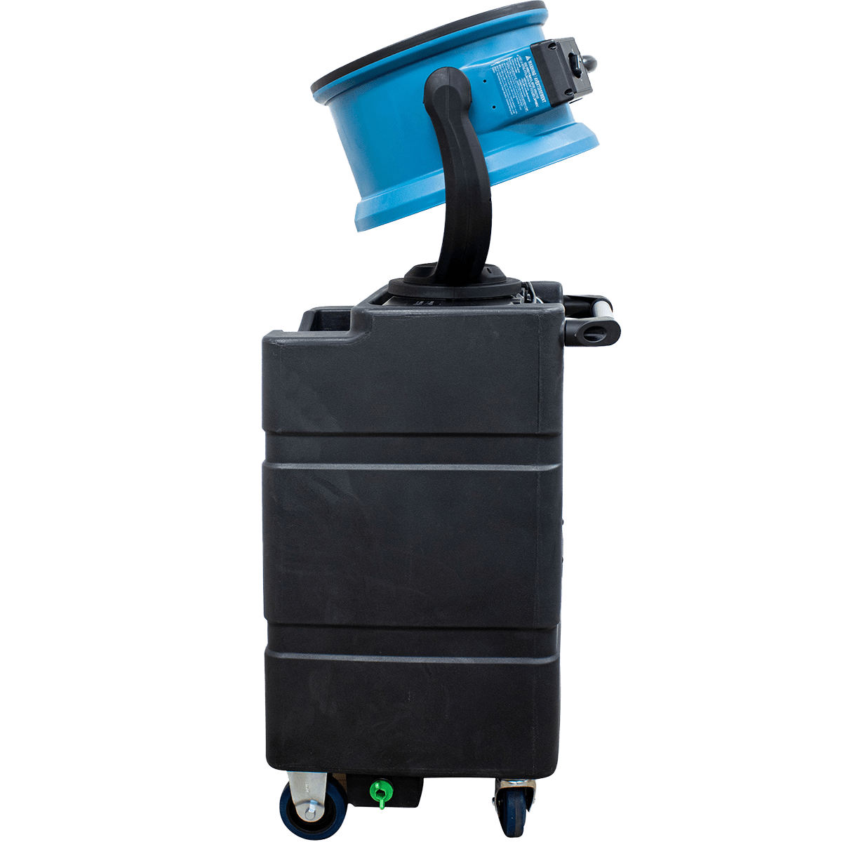 XPOWER 1700 CFM Misting Fan w/ Optional Water Reservoir - Fan with WT90 Reservoir - Angle