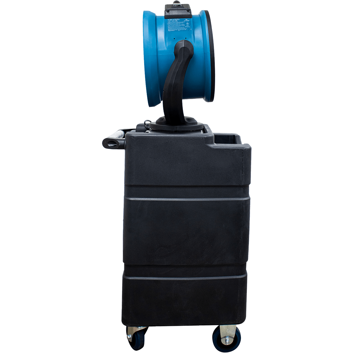 XPOWER 1700 CFM Misting Fan w/ Optional Water Reservoir - Fan with WT90 Reservoir - Left Side