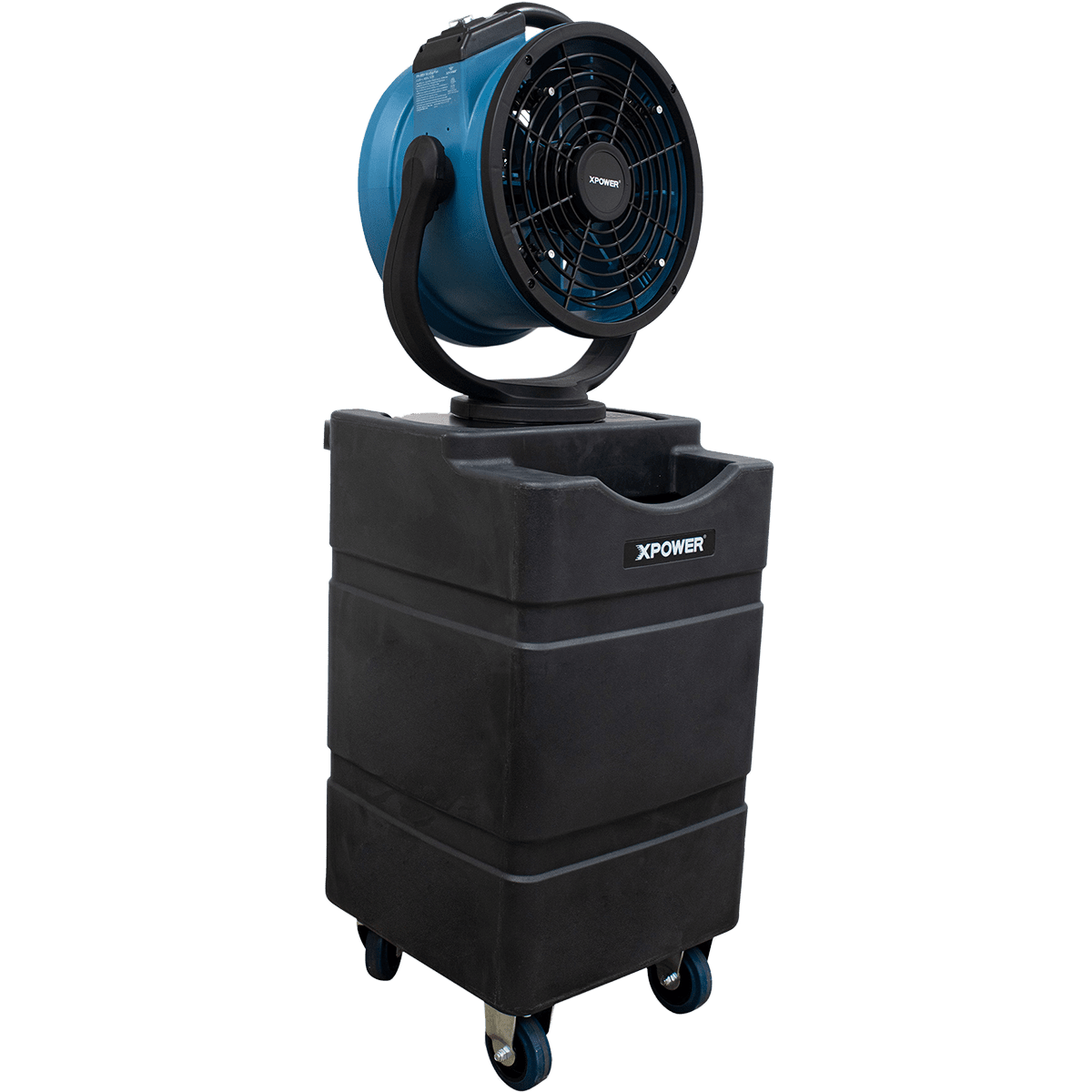XPOWER 1700 CFM Misting Fan w/ Optional Water Reservoir - Fan with WT90 Reservoir - Main