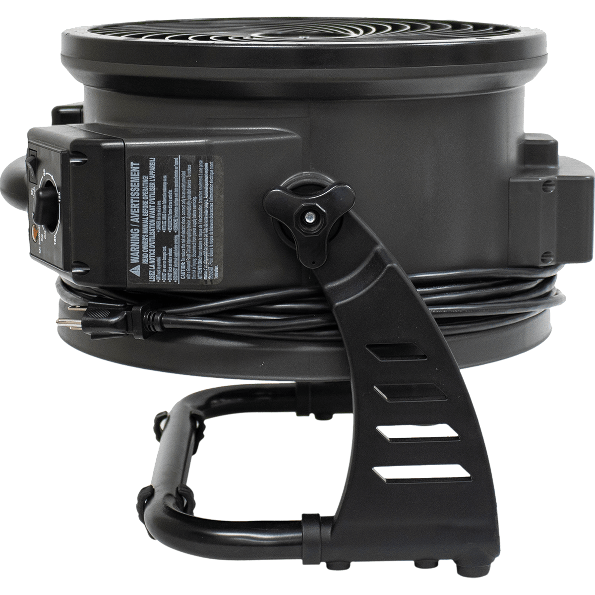 XPOWER Axial Air Mover w/ Ozone Generator - Facing Down