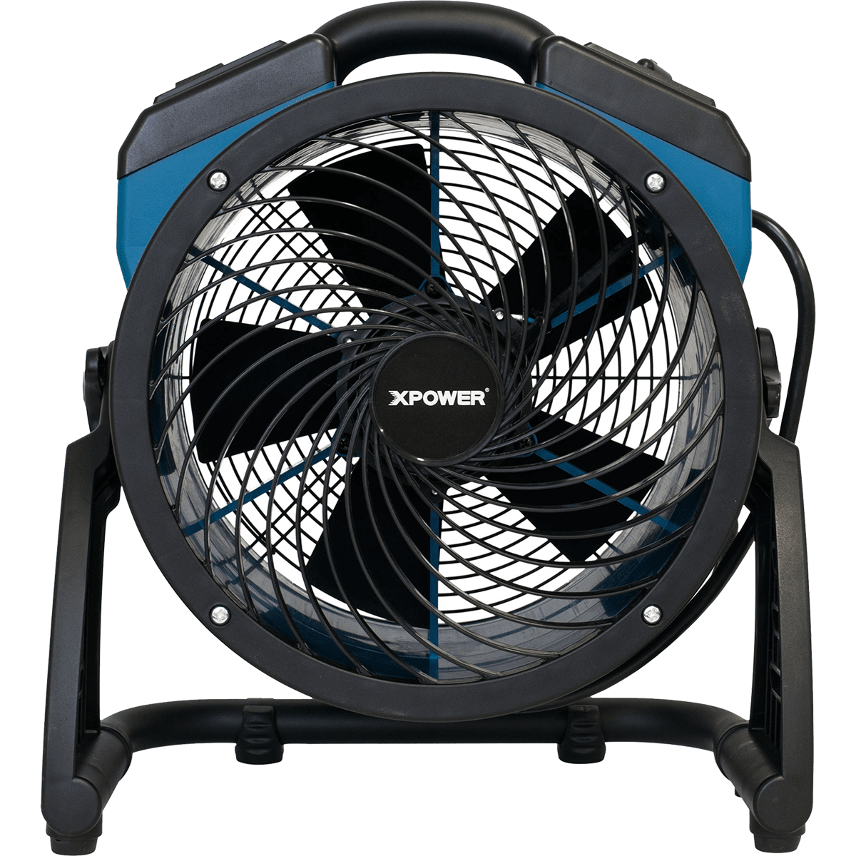 XPOWER 1100 CFM Industrial Axial Air Mover - Front