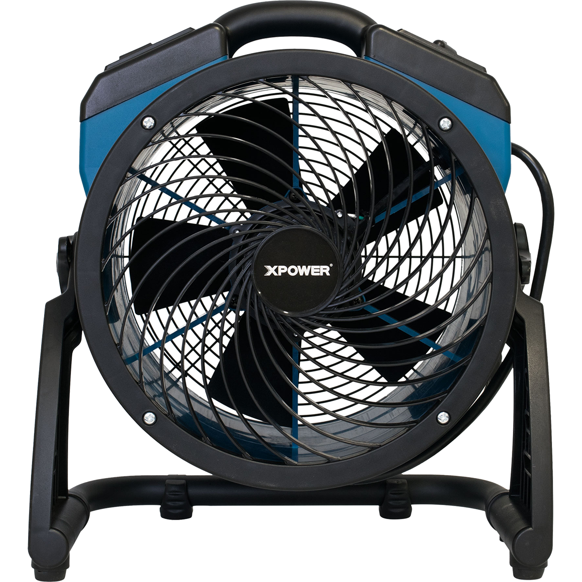 XPOWER 1100 CFM Industrial Axial Air Mover - Front