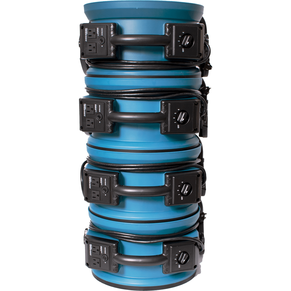 XPOWER 1100 CFM Industrial Axial Air Mover - Stackable