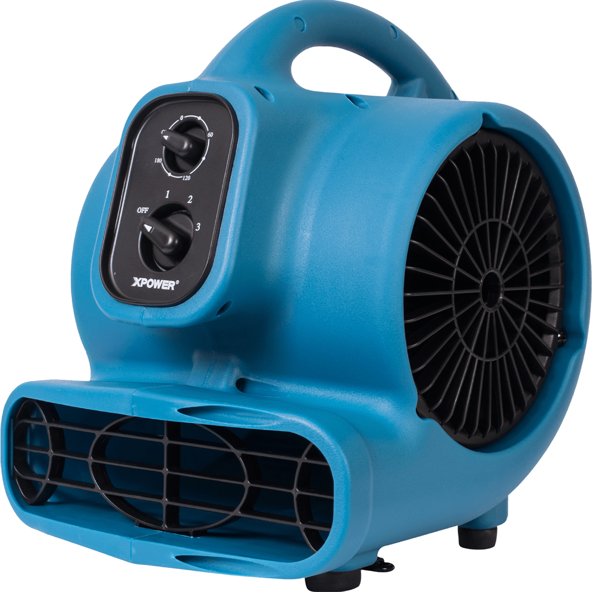 XPOWER 925 CFM Air Mover - Left Angle View