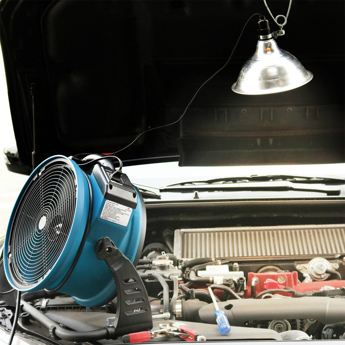 XPOWER 1300 CFM Industrial Axial Air Mover - Car Motor