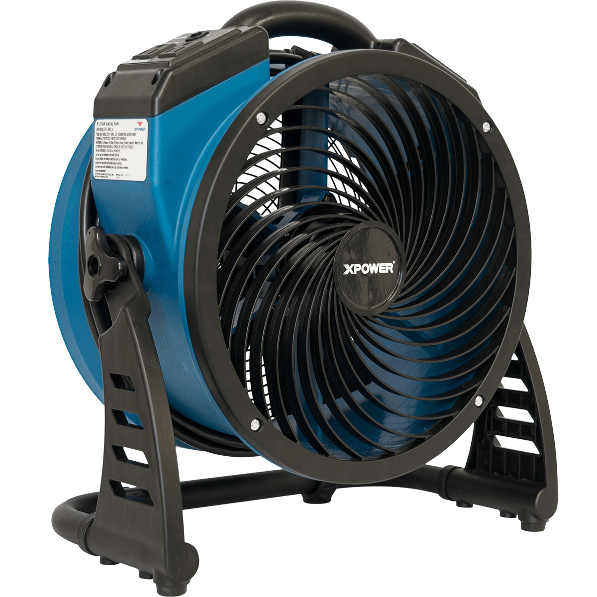 XPOWER 1300 CFM Industrial Axial Air Mover