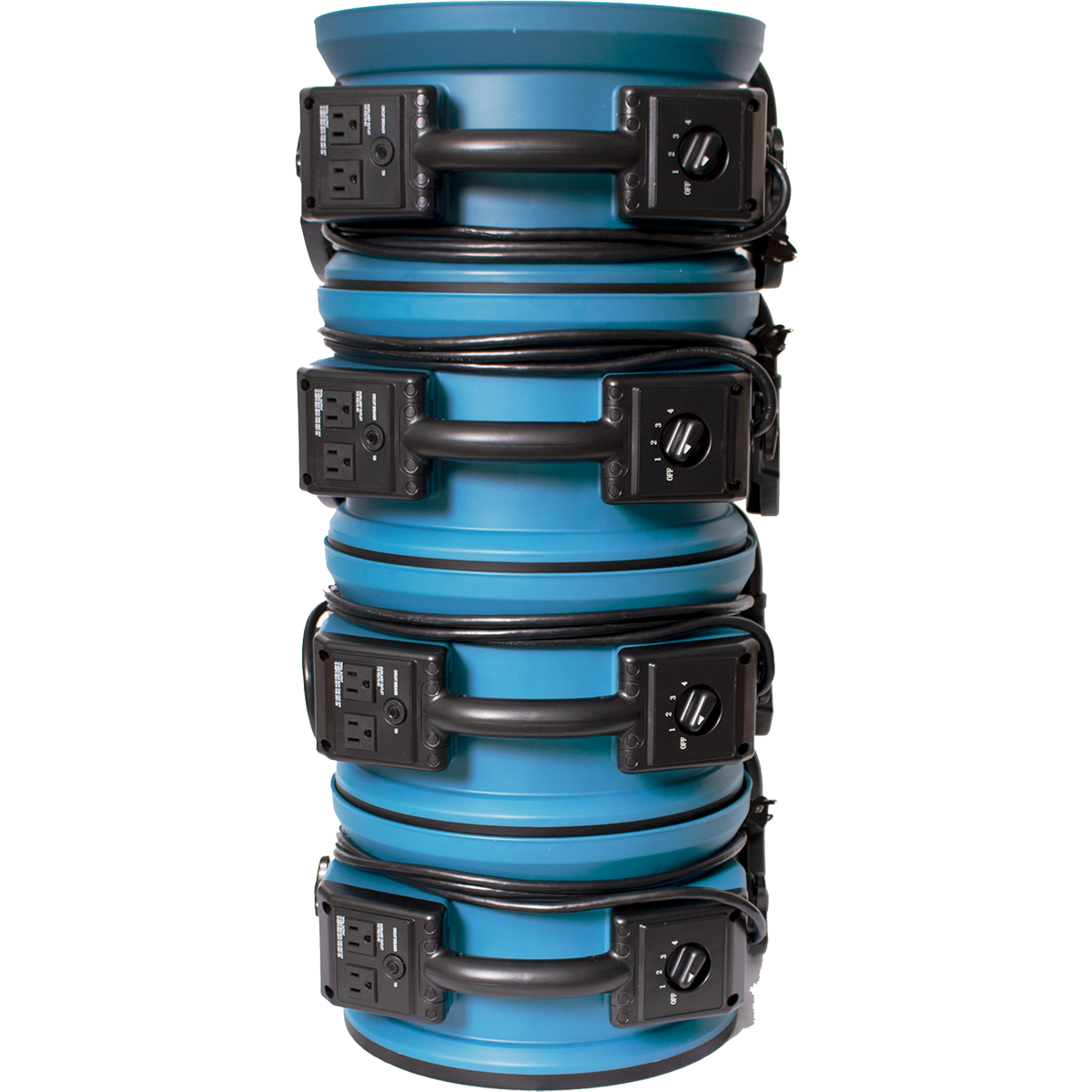 XPOWER 1300 CFM Industrial Axial Air Mover - Stackable