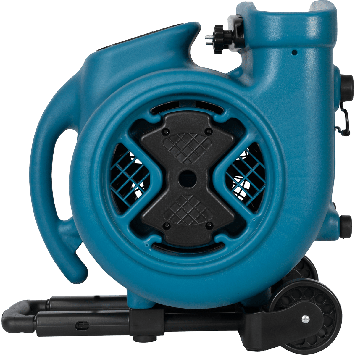 XPOWER 1/2 HP 2800 CFM 3-Speed Air Circulator w/Telescopic Handle & Wheels - 90 degree Tilt