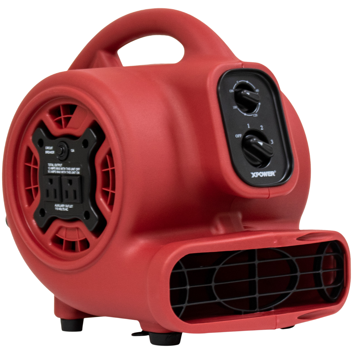 XPOWER P230AT Mighty Mini Air Mover - Red