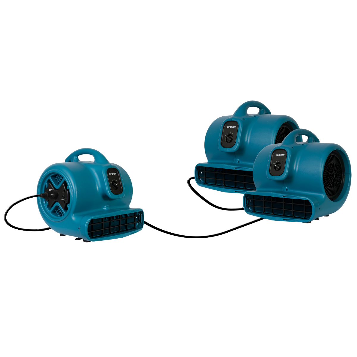 XPOWER P-600A Centrifugal Air Mover - Daisy Chain