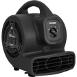 XPOWER P-80A 600 CFM Mini Mighty Air Mover - Black - Main