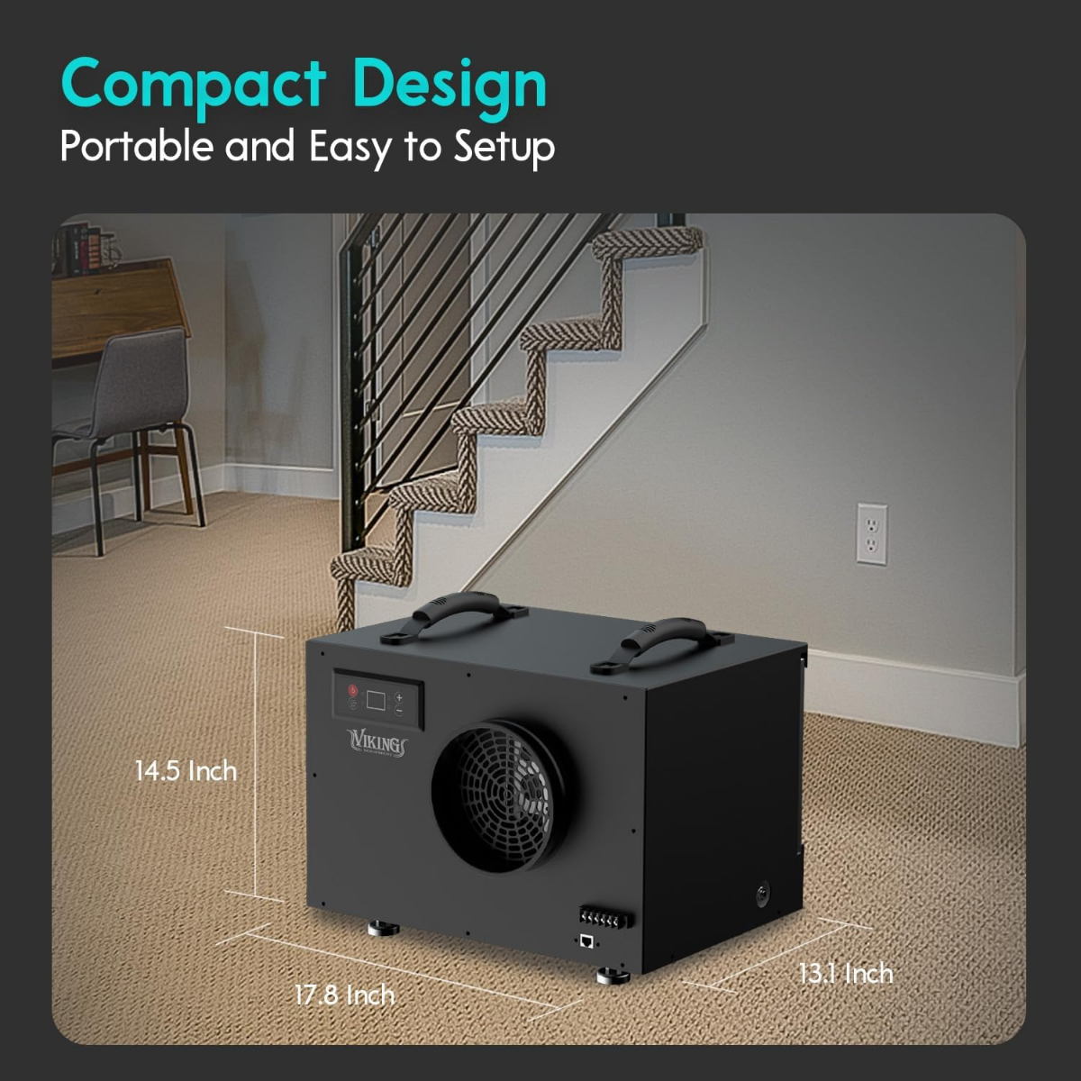 Viking BD-65 Commercial Dehumidifier - Infographic 5